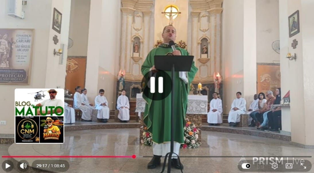 BLOG DO MATUTO MISSA VÍDIO